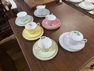 6 X ROYAL STAFFORD CHINA TRIOS