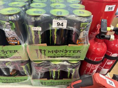 2 X CASES OF ORIGINAL MONSTER