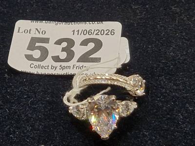 2 X NEW SILVER RINGS