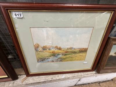 F.B. DAVIS WATERCOLOUR