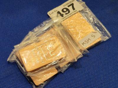 5 X 1 0z 999 COPPER INGOTS