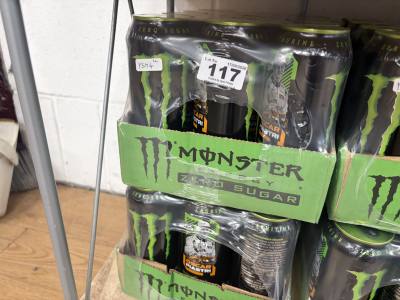 2 X CASES OF ORIGINAL MONSTER