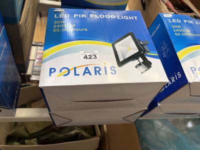 2 LED PIR FLOOD LIGHTS