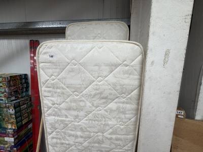 2 X SINGLE CARAVAN MATTRESSES