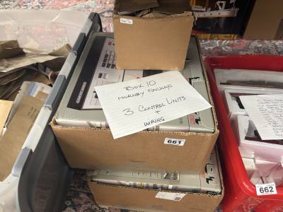 3 X HORNBY RAILWAY CONTROL UNITS + WIRING