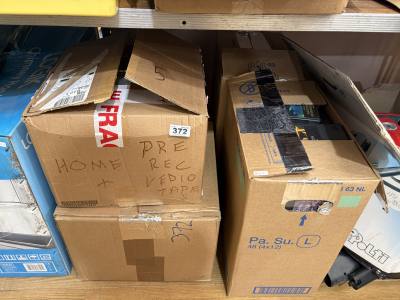 4 X BOXES OF CD'S + VIDEOS