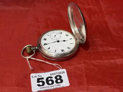 SILVER POCKET WATCH