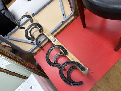 HORSE SHOE WINE RACK