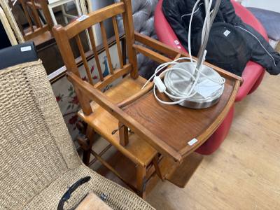 ANTIQUE HIGH CHAIR