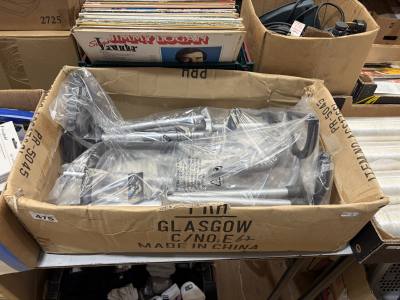 BOX OF GUITAR STANDS