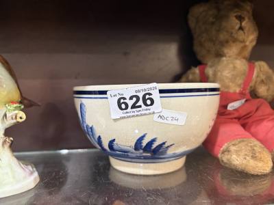 ANTIQUE DUTCH DELFT BOWL