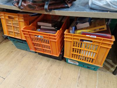 6 X BOXES OF BOOKS