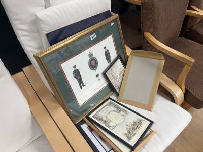 LOT OF R.U.C FRAMED PICTURES