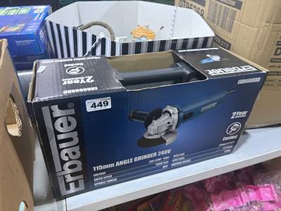 NEW ERBAUER ANGLE GRINDER
