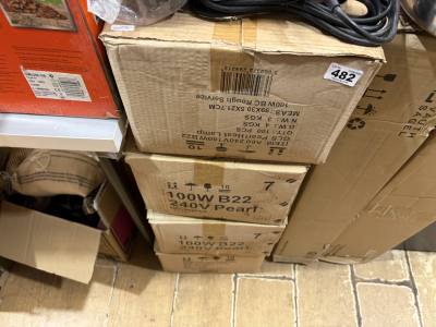 4 X BOXES OF LED BULBS