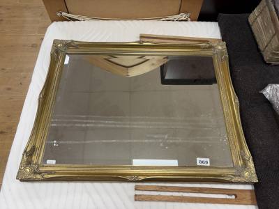GILT FRAMED MIRROR