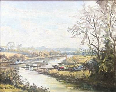 ALLAN ARDIES OIL "THE COMBER RIVER" (28X34)