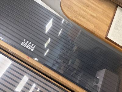 4 X BLACK OAK COMPOSITE WALL PANELS