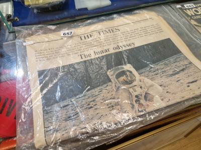 1969 MOON LANDING NEWSPAPER