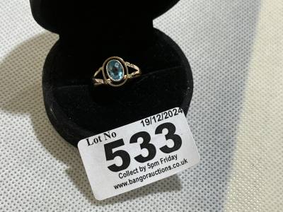 9CT DRESS ROSE GOLD RING SIZE K