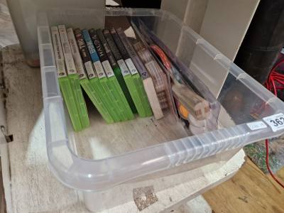 BOX OF XBOX GAMES