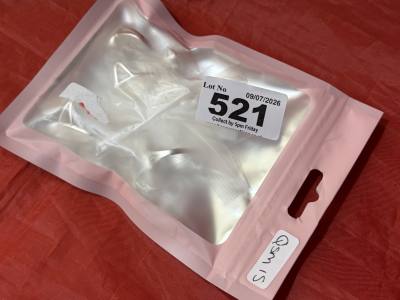 BAG OF NEW SILVER RINGS