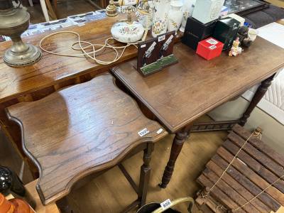 2 X EDWARDIAN TABLES