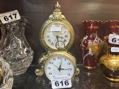 2 X MANTLE CLOCKS