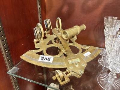 BRASS SEXTANT