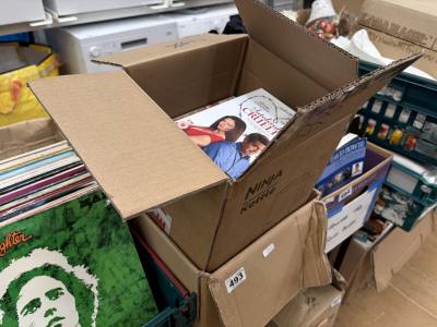 2 X BOXES OF DVDS