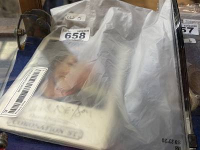 LOT OF SIGNED CORONATION MEMORABILIA