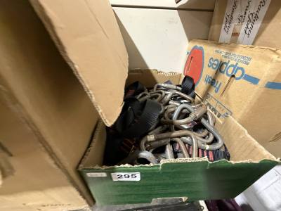 BOX OF HOOKS + STRAPS