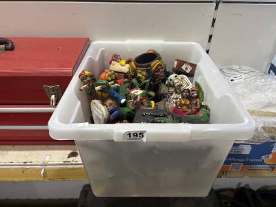 BOX OF ORNAMENTS 