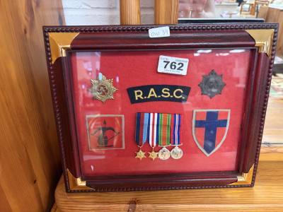 R.A.S.C MINIATURE MEDALS + BADGES