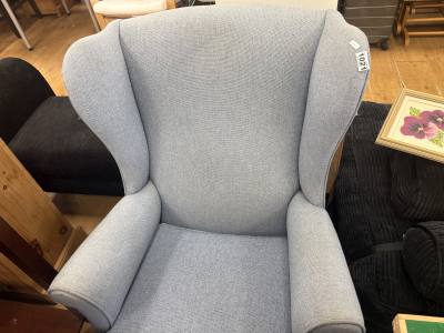 FABRIC WINGBACK CHAIR