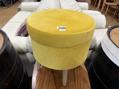 FABRIC STORAGE STOOL
