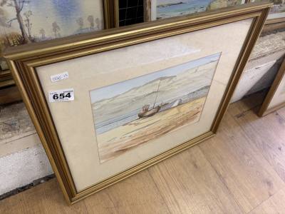 A. BURNS WATERCOLOUR