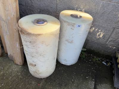 2 X ROLLS OF PLASTIC