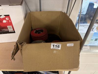 BOX OF GRINDER DISCS