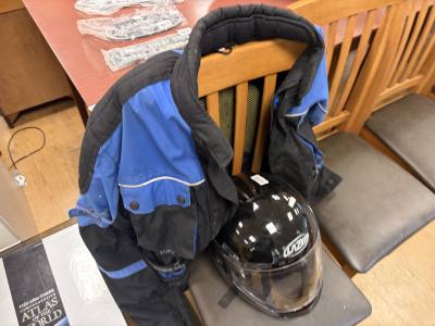 MOTORBIKE HELMET + JACKET