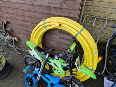 ROLL OF GAS PIPE