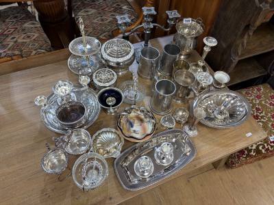 LOT OF SILVER PLATE