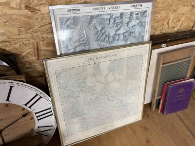 2 X MAP PRINTS