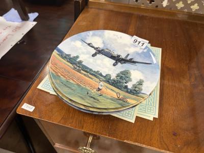 4 X DOULTON WAR PLANE PICTURE PLATES
