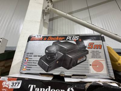 BLACK & DECKER PLANER + POWER FILE