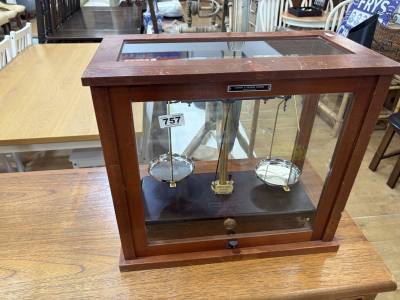 CASED VINTAGE SCALES