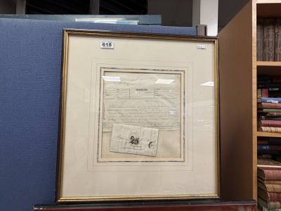 FRAMED FRENCH LETTER