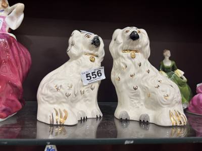 PAIR OF BESWICK MANTLE DOGS