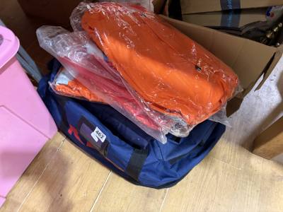 LOT OF BAGS + OVERALLS