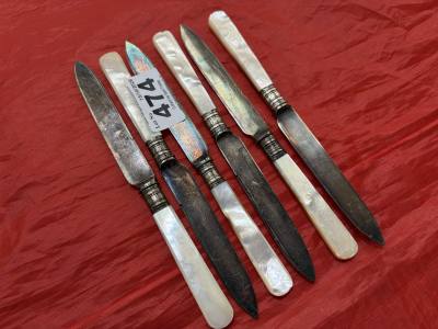 SILVER KNIFE SET